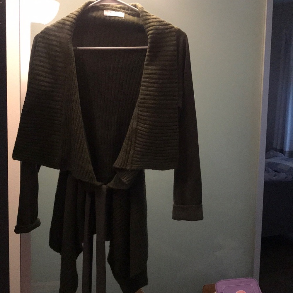 Altar'd State Hunter green cardigan